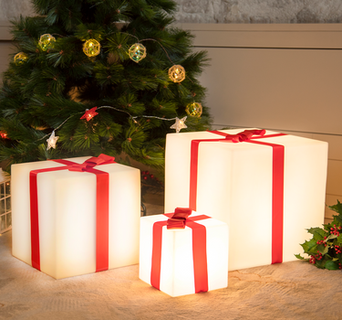 CUBE DE NOËL LUMINEUX GIFTY 40