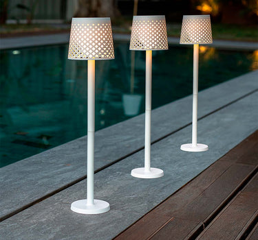 LAMPE SOLAIRE GRETA (LAMPE MULTIFONCTION) - BLANC