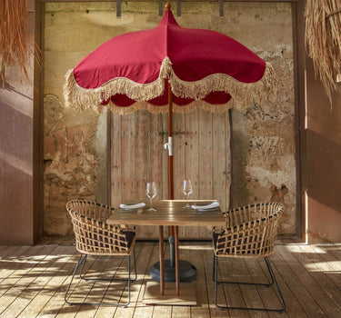 Parasol de type pagode ISCHIA ø180 cm