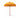 Parasol KOMODO ø180 cm ORANGE