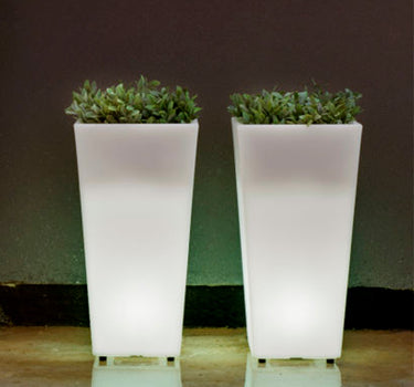 POT DE FLEURS MELISA 30 AVEC LUMIÈRE