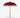 Parasol KOMODO ø180 cm GRENAT